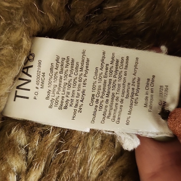 TNA Jacket, Beige, Size XXS, VGUC - Picture 6 of 7